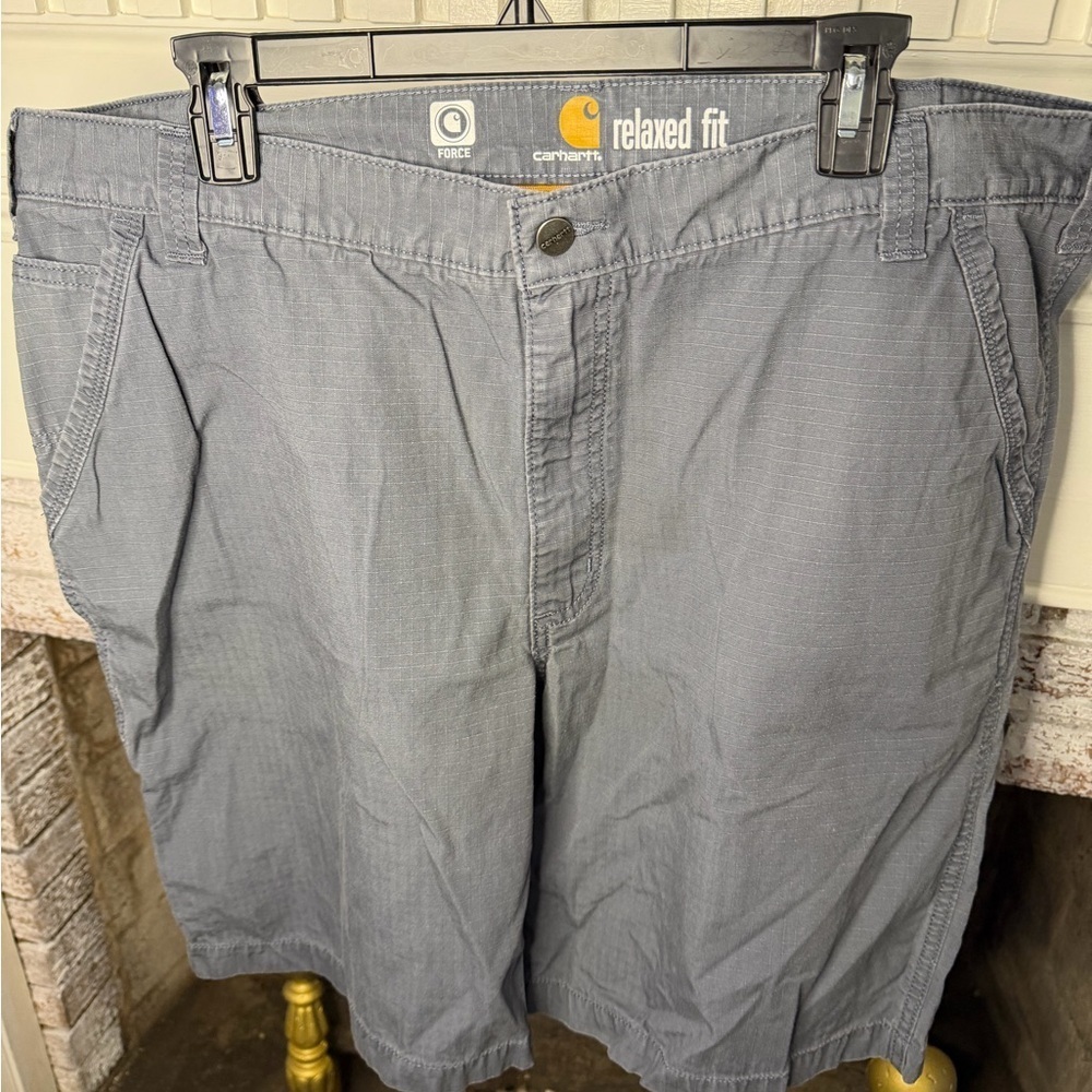 Carhartt Men's Relaxed Fit Blue Shorts